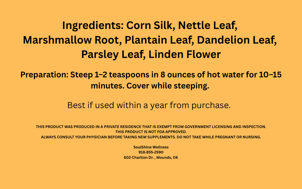 Golden Stream Kidney and Urinary Support Herbal Tea