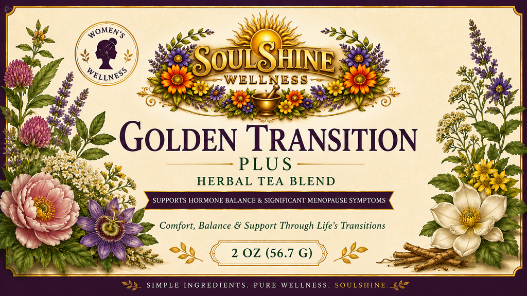 Golden Transition PLUS - Significant Menopause Symptom Support Tea