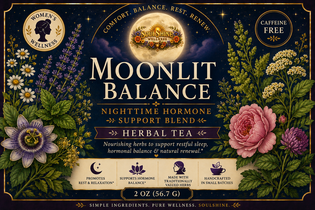 Moonlit Balance - Nighttime Hormone Support Tea