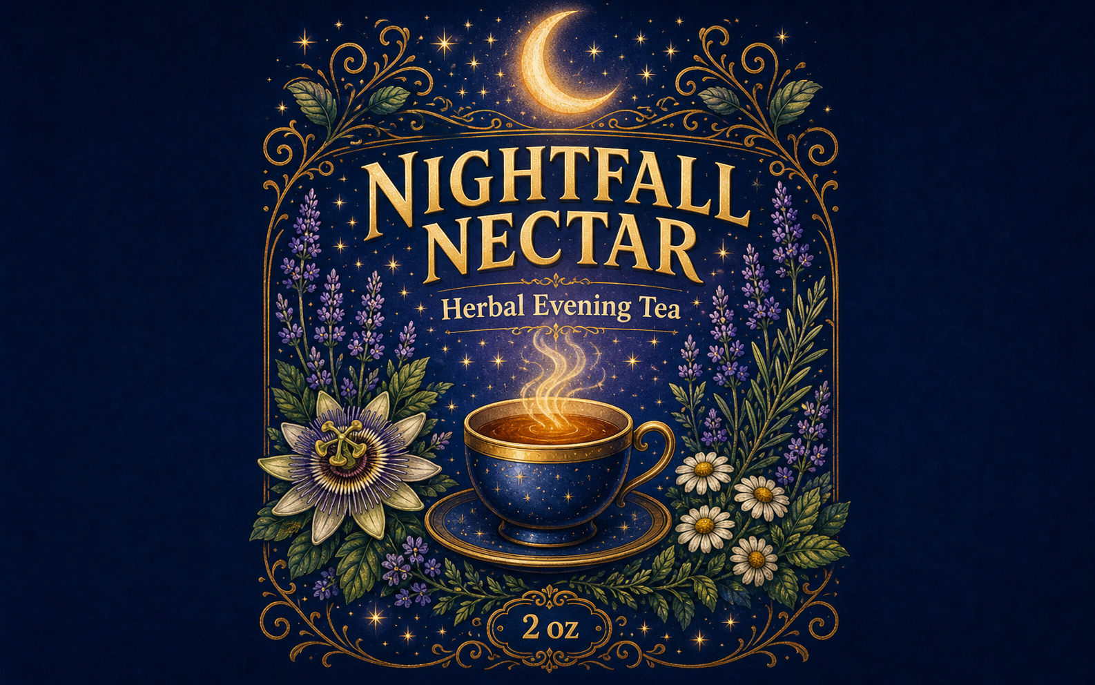 Nightfall Nectar - Herbal Evening Tea