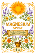 Magnesium Body Spray for Rest, Relaxation and Muscle Comfort