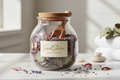 a wooden spoon and can the jar say soulshine wellness